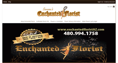 Desktop Screenshot of enchantedfloristaz.com